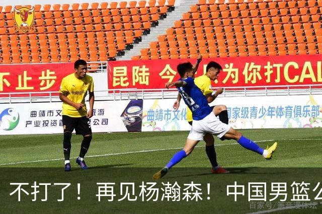不打了！再见杨瀚森！中国男篮公布12人名单